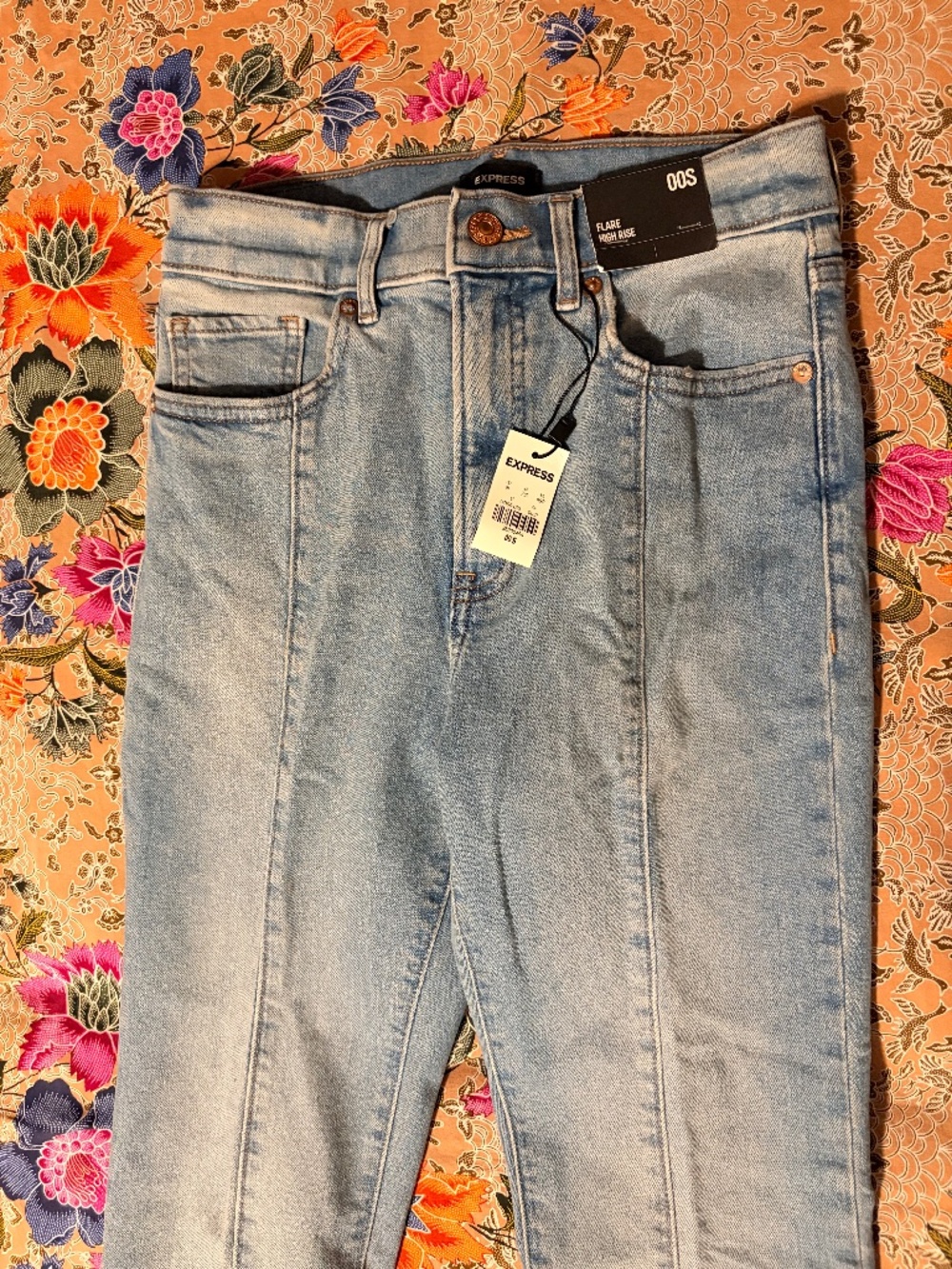 Express flare high-rise jeans 00S NWT